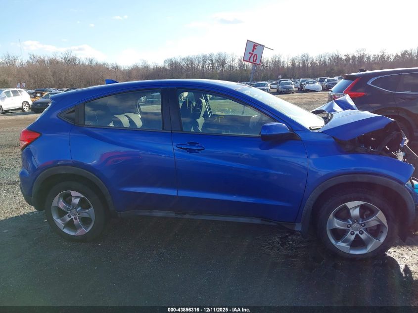 2018 Honda Hr-V Lx VIN: 3CZRU6H38JM732544 Lot: 43856316