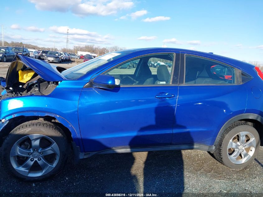 2018 Honda Hr-V Lx VIN: 3CZRU6H38JM732544 Lot: 43856316