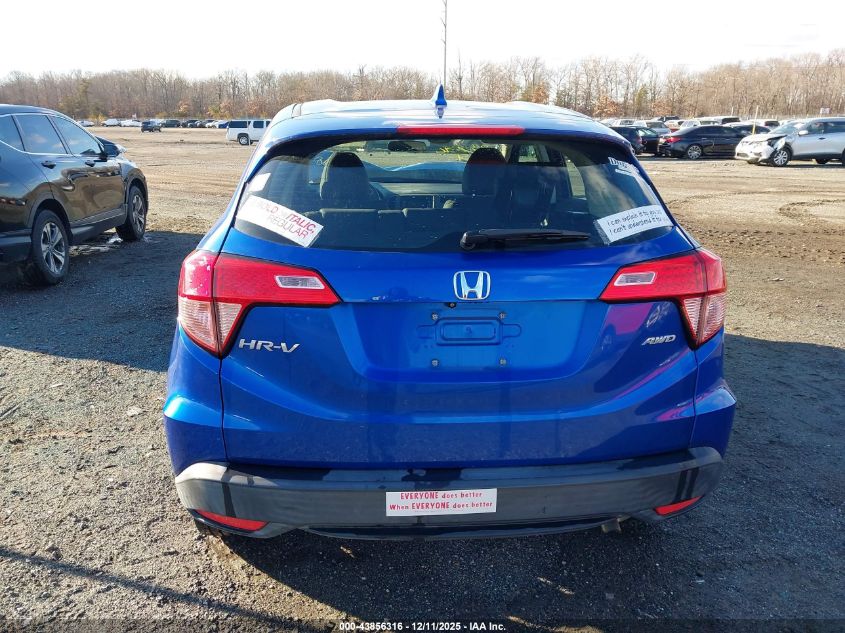2018 Honda Hr-V Lx VIN: 3CZRU6H38JM732544 Lot: 43856316
