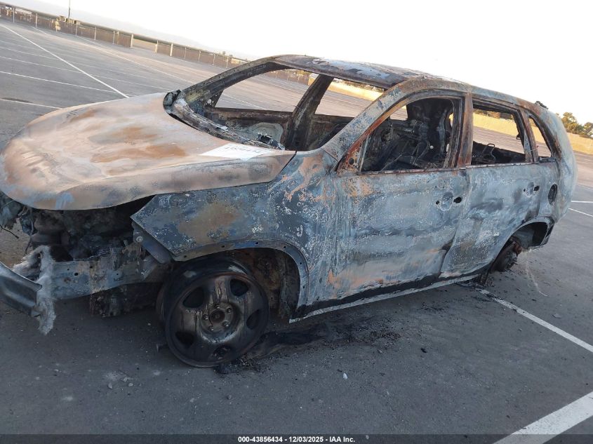 2015 Kia Sorento Lx V6 VIN: 5XYKT4A78FG592446 Lot: 43856434