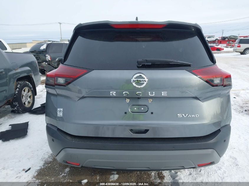 2021 Nissan Rogue Sv Intelligent Awd VIN: 5N1AT3BB9MC726497 Lot: 43856438