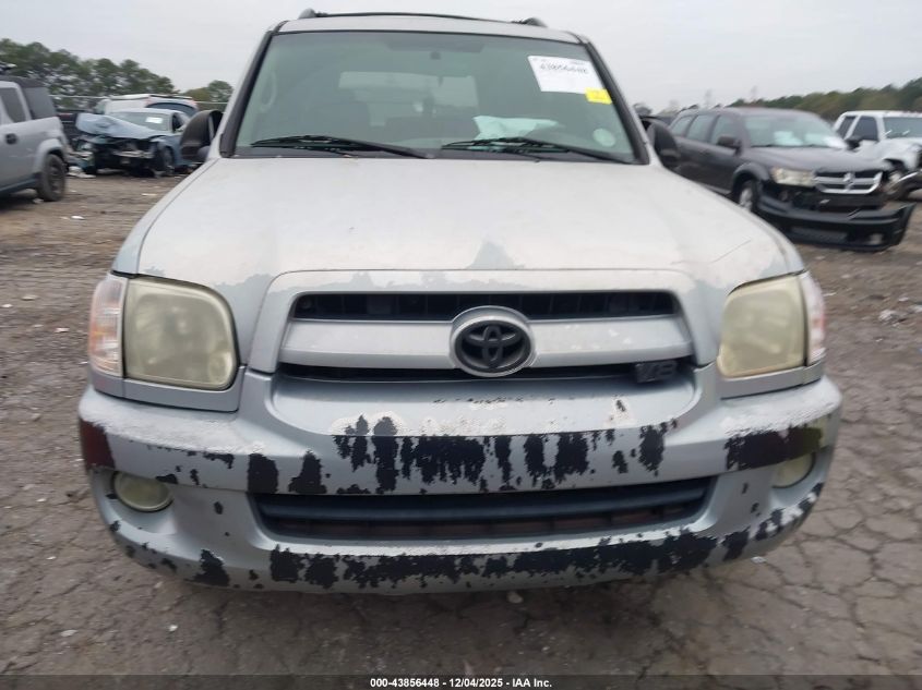 2005 Toyota Sequoia Sr5 V8 VIN: 5TDZT34A85S250688 Lot: 43856448