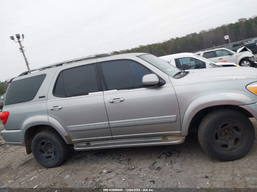 2005 Toyota Sequoia Sr5 V8 VIN: 5TDZT34A85S250688 Lot: 43856448