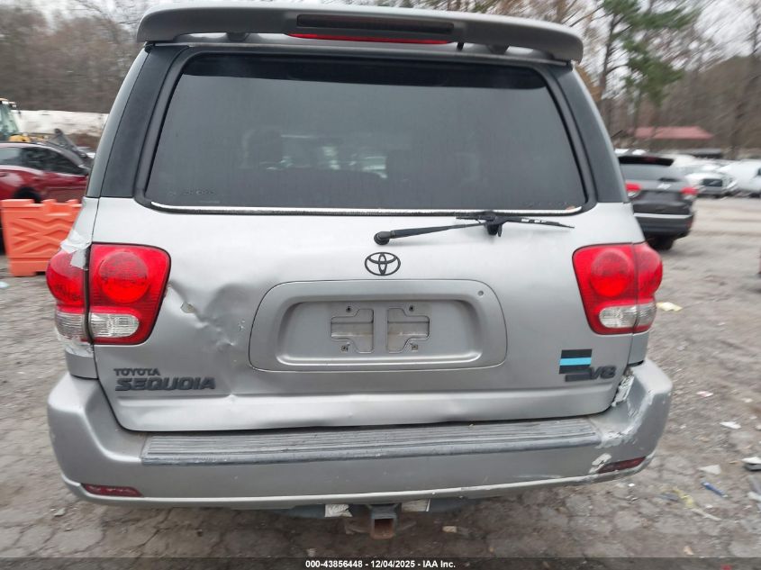 2005 Toyota Sequoia Sr5 V8 VIN: 5TDZT34A85S250688 Lot: 43856448