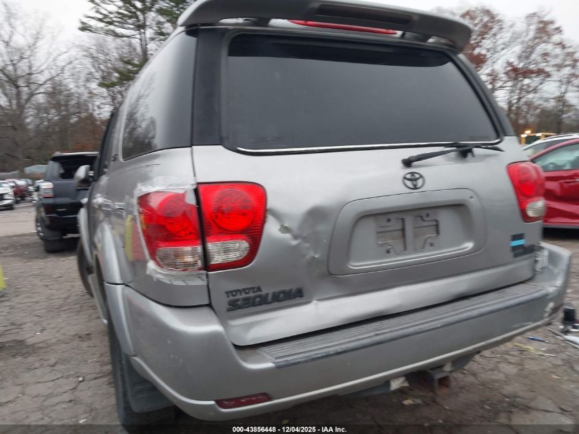 2005 Toyota Sequoia Sr5 V8 VIN: 5TDZT34A85S250688 Lot: 43856448