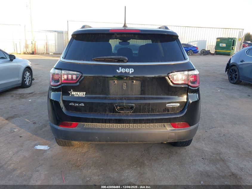 2018 Jeep Compass Latitude 4X4 VIN: 3C4NJDBB6JT232521 Lot: 43856465