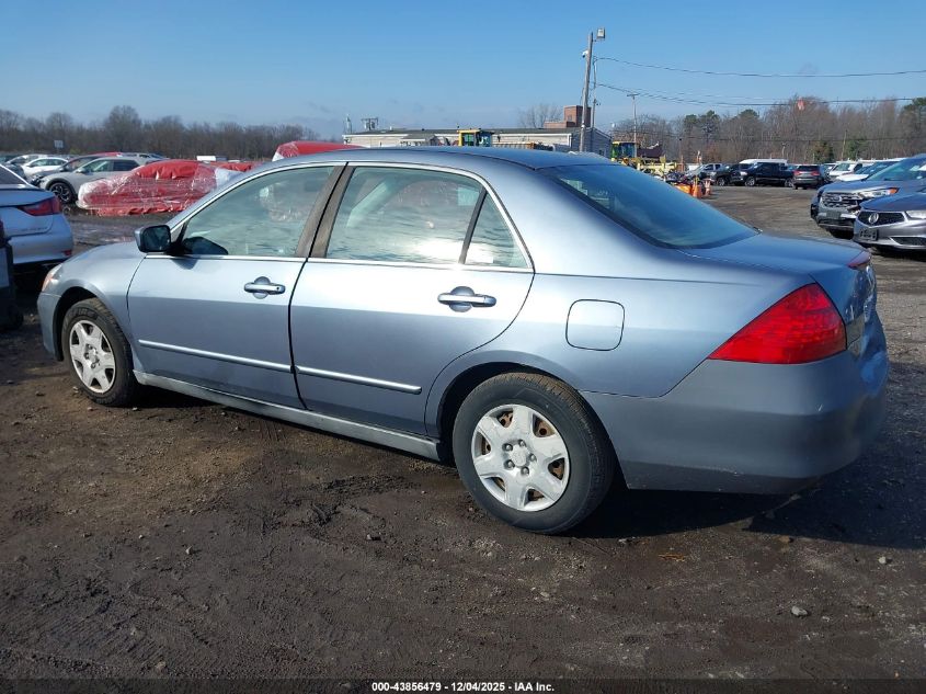 2007 Honda Accord 2.4 Lx VIN: 1HGCM56417A008588 Lot: 43856479