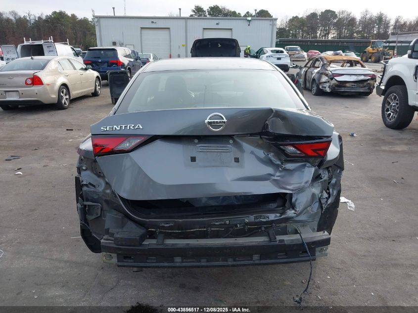 2020 Nissan Sentra S Xtronic Cvt VIN: 3N1AB8BV9LY252316 Lot: 43856517