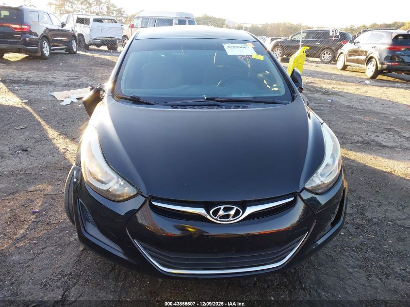 2016 Hyundai Elantra Se VIN: KMHDH4AE8GU475017 Lot: 43856607