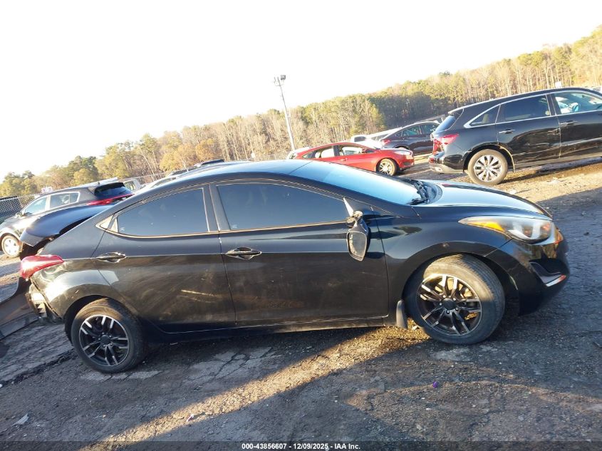 2016 Hyundai Elantra Se VIN: KMHDH4AE8GU475017 Lot: 43856607