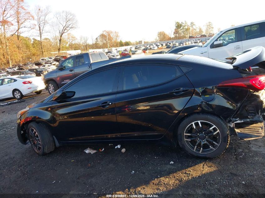 2016 Hyundai Elantra Se VIN: KMHDH4AE8GU475017 Lot: 43856607