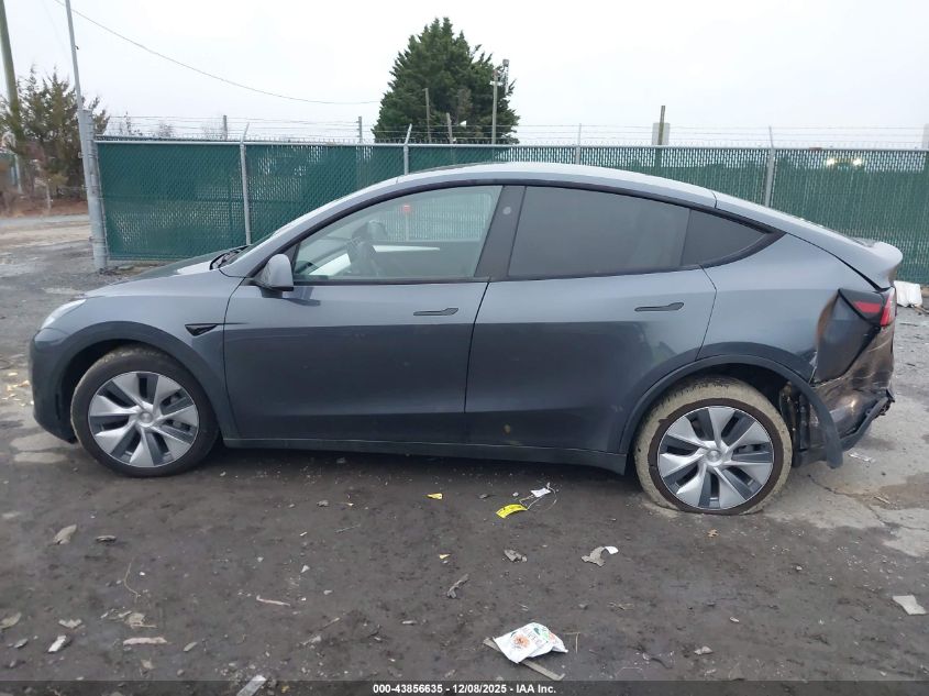 2023 Tesla Model Y Awd/Long Range Dual Motor All-Wheel Drive VIN: 7SAYGDEE7PA147714 Lot: 43856635