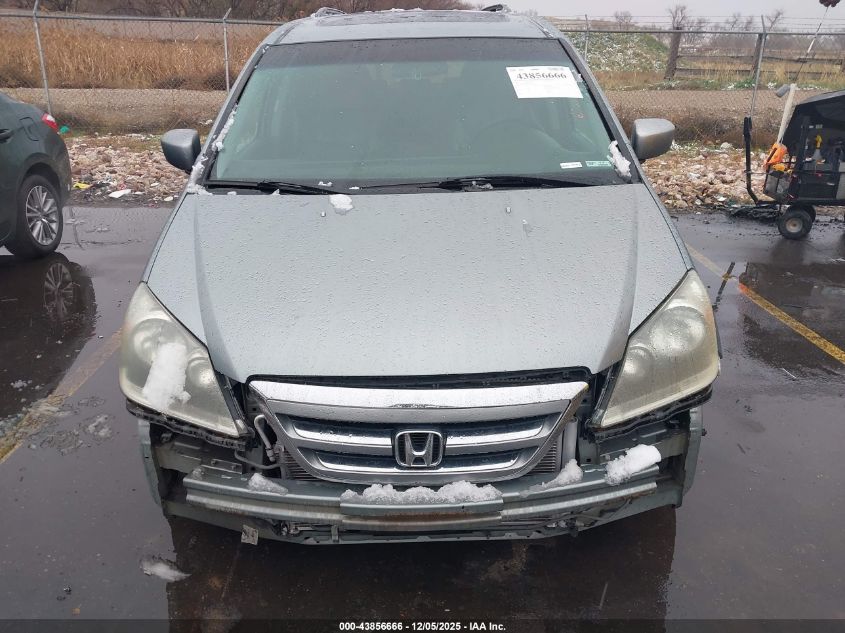 2005 Honda Odyssey Ex-L VIN: 5FNRL387X5B108362 Lot: 43856666