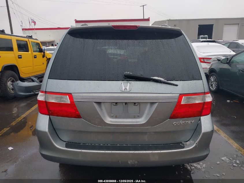 2005 Honda Odyssey Ex-L VIN: 5FNRL387X5B108362 Lot: 43856666