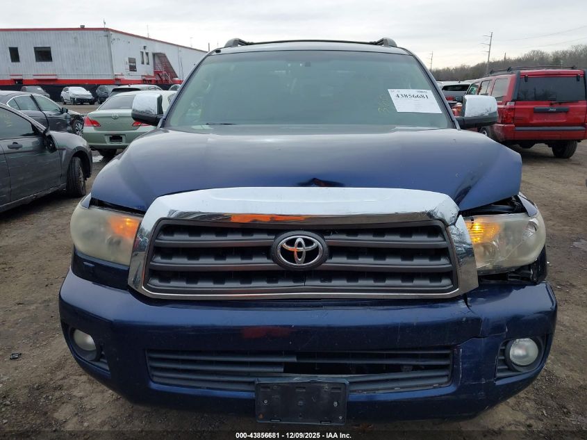 2008 Toyota Sequoia Sr5 5.7L V8 VIN: 5TDBY64A78S016258 Lot: 43856681