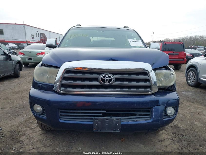 2008 Toyota Sequoia Sr5 5.7L V8 VIN: 5TDBY64A78S016258 Lot: 43856681