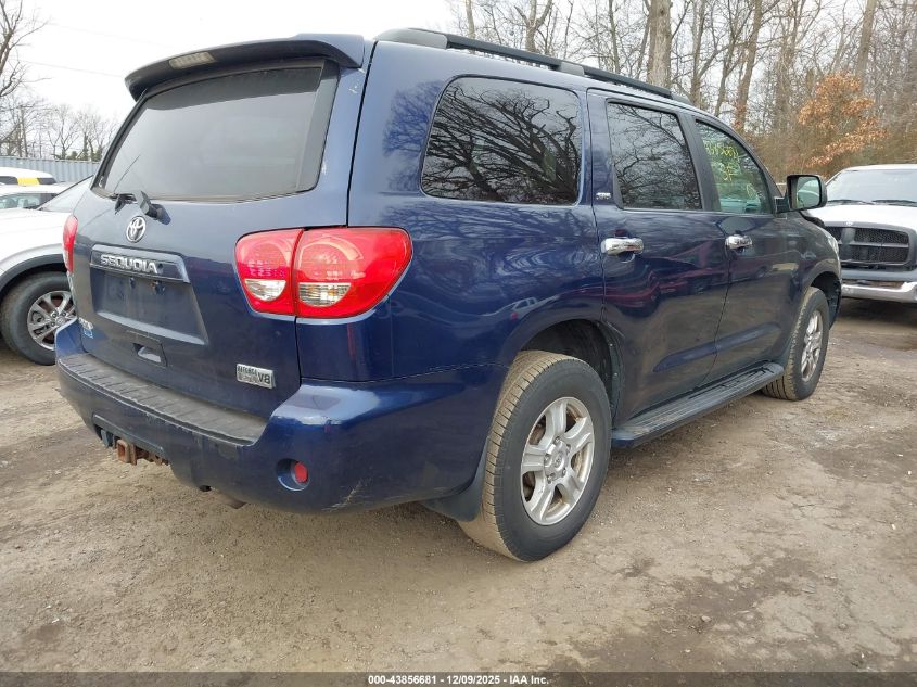 5TDBY64A78S016258 2008 TOYOTA SEQUOIA photo no. 4