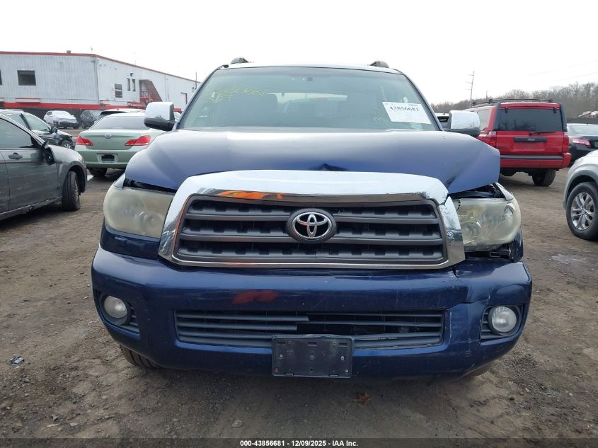 2008 Toyota Sequoia Sr5 5.7L V8 VIN: 5TDBY64A78S016258 Lot: 43856681