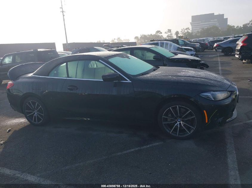 2025 BMW 430I xDrive VIN: WBA53DB00SCT01366 Lot: 43856758