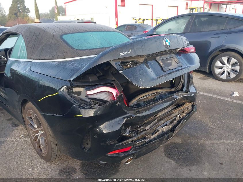 2025 BMW 430I xDrive VIN: WBA53DB00SCT01366 Lot: 43856758