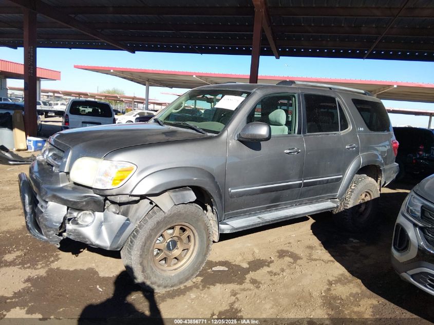 2005 Toyota Sequoia Sr5 V8 VIN: 5TDBT44A35S241453 Lot: 43856771
