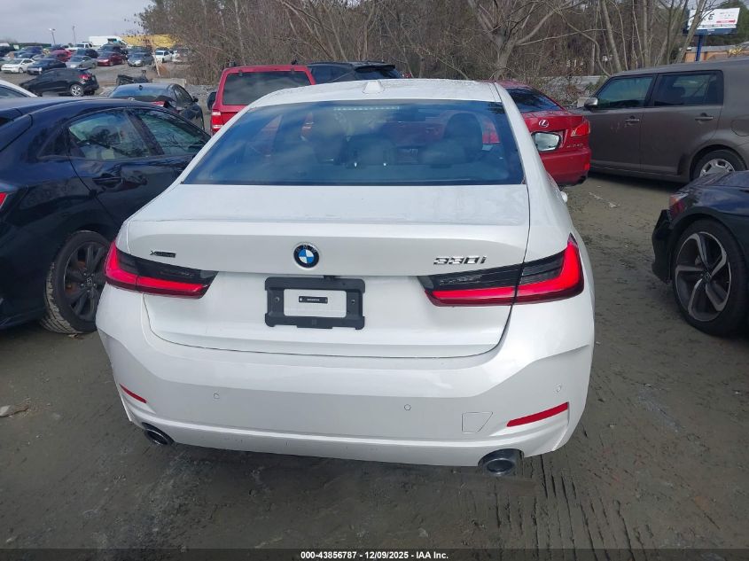 2025 BMW 330I xDrive VIN: WBA23LA00SFV35195 Lot: 43856787