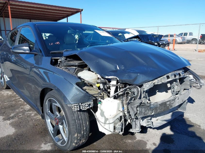 2019 Hyundai Veloster Turbo Ultimate VIN: KMHTH6AB5KU014864 Lot: 43856814