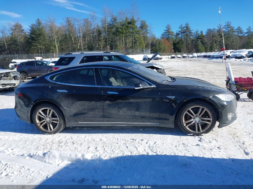 2014 Tesla Model S VIN: 5YJSA1S10EFP28489 Lot: 43856852