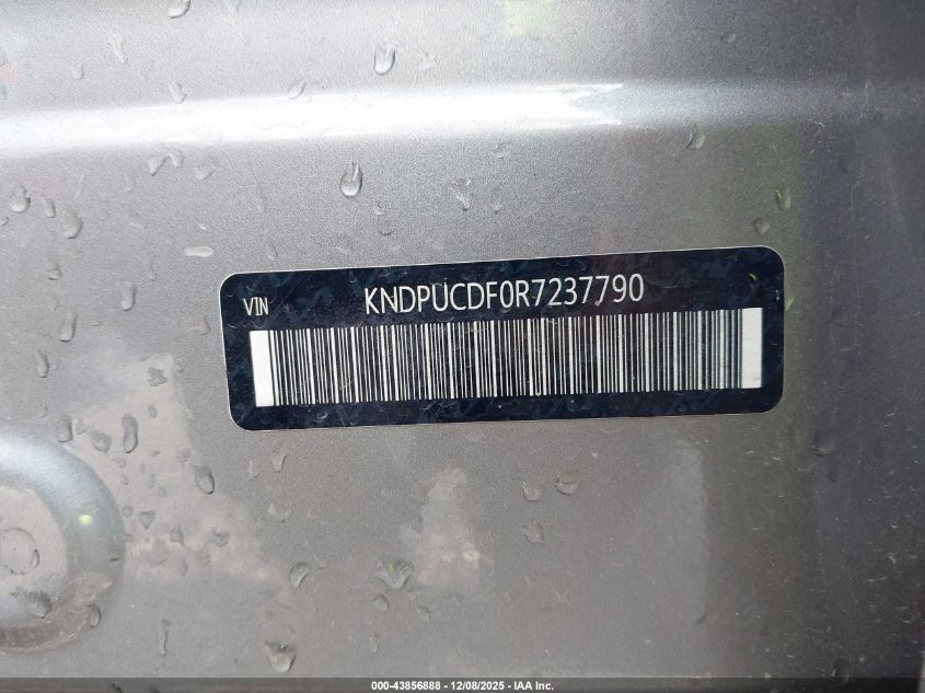 2024 Kia Sportage Lx VIN: KNDPUCDF0R7237790 Lot: 43856888