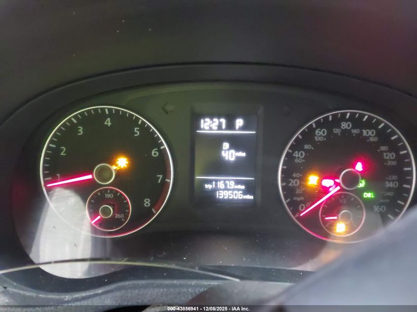 2014 Volkswagen Passat 2.5L S VIN: 1VWAP7A37EC025725 Lot: 43856941