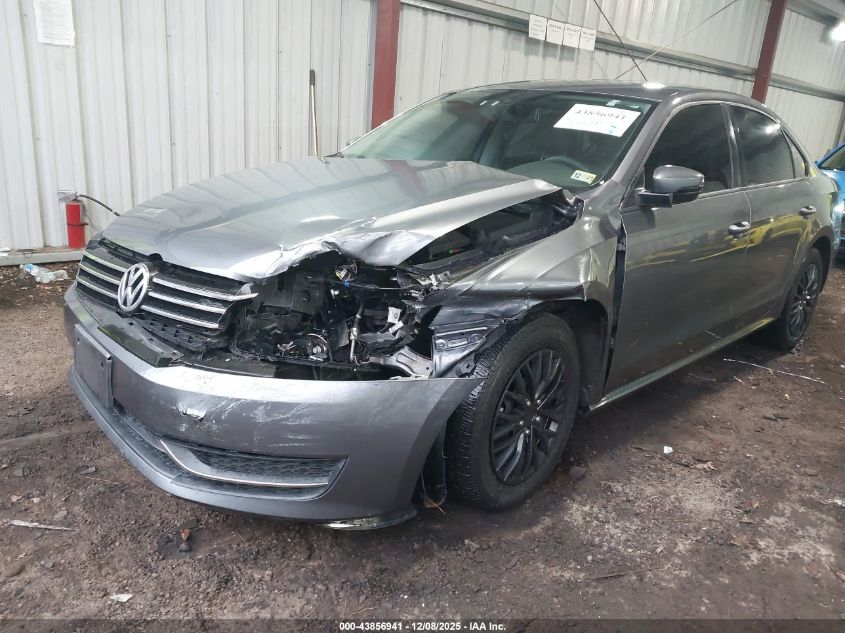 2014 Volkswagen Passat 2.5L S VIN: 1VWAP7A37EC025725 Lot: 43856941