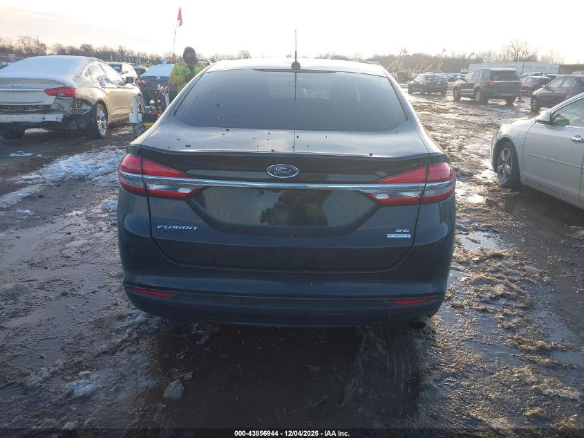 2017 Ford Fusion Se VIN: 3FA6P0HD8HR365332 Lot: 43856944