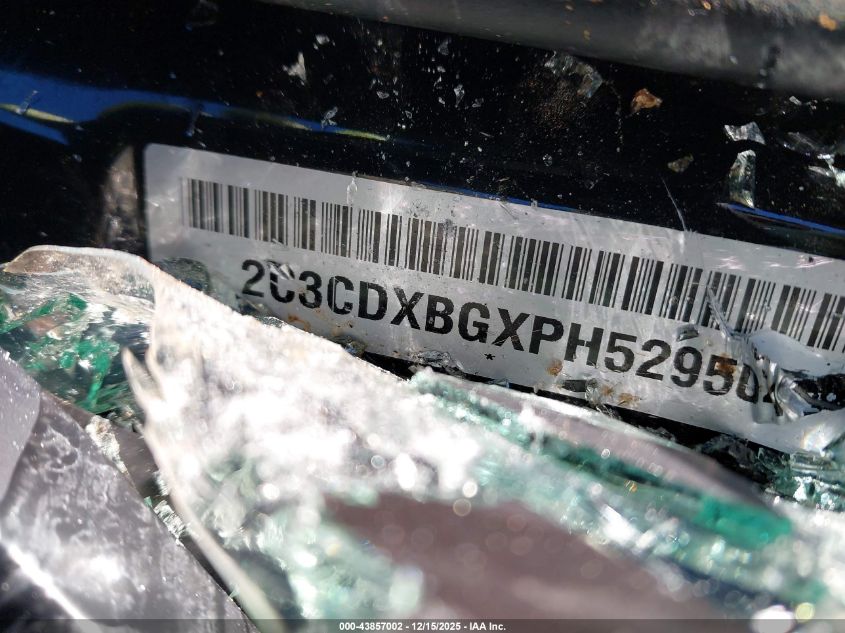 2023 Dodge Charger Sxt VIN: 2C3CDXBGXPH529504 Lot: 43857002