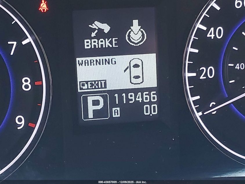 2013 Infiniti G37X VIN: JN1CV6AR7DM769143 Lot: 43857009