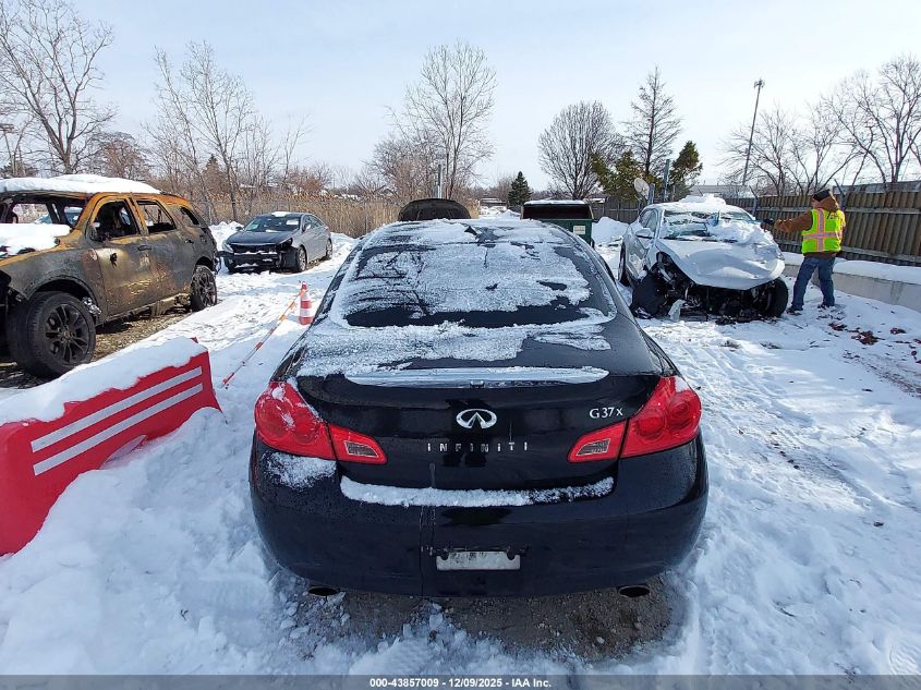 2013 Infiniti G37X VIN: JN1CV6AR7DM769143 Lot: 43857009