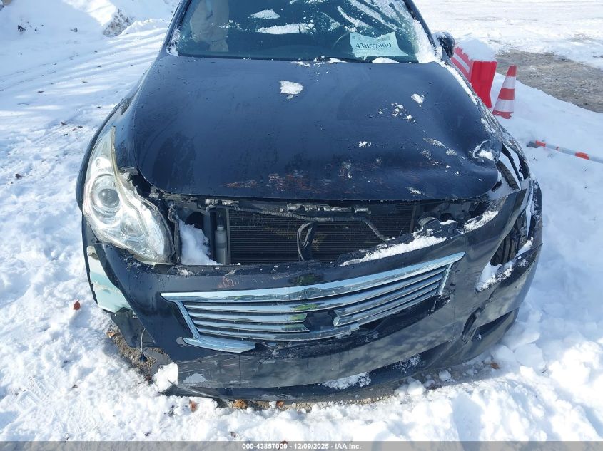 2013 Infiniti G37X VIN: JN1CV6AR7DM769143 Lot: 43857009