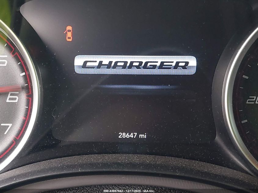 2023 Dodge Charger Sxt VIN: 2C3CDXBG8PH674301 Lot: 43857042