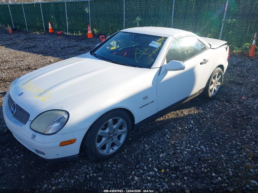 1999 Mercedes-Benz Slk 230 Kompressor VIN: WDBKK47F8XF105315 Lot: 43857052