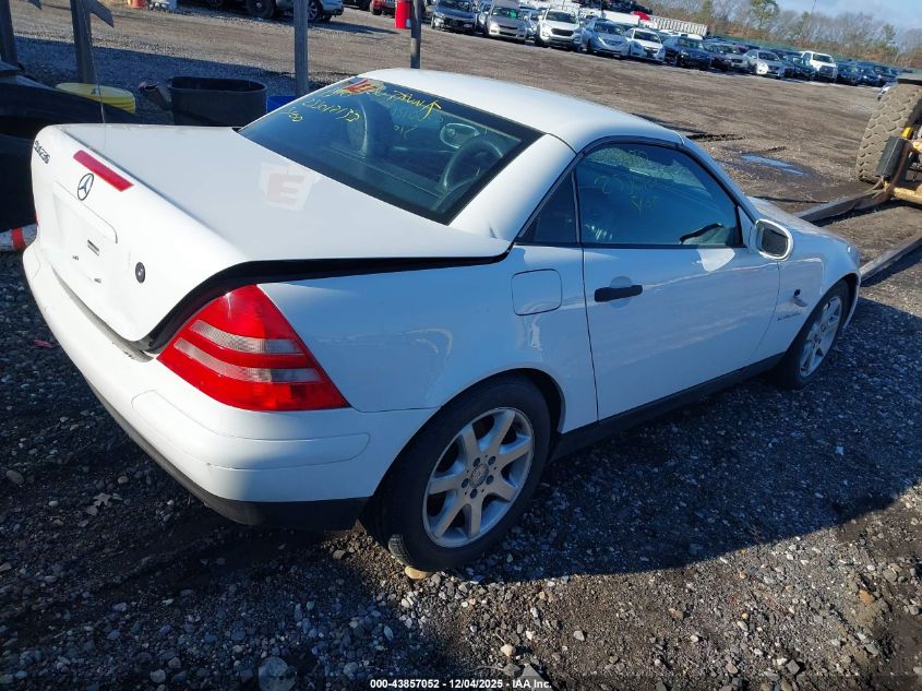 1999 Mercedes-Benz Slk 230 Kompressor VIN: WDBKK47F8XF105315 Lot: 43857052