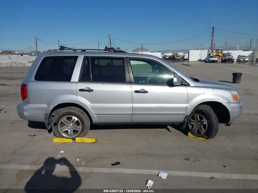 2004 Honda Pilot Ex-L VIN: 2HKYF18624H507877 Lot: 43857125