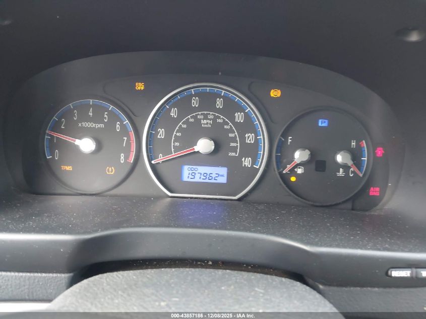 2009 Hyundai Santa Fe Gls VIN: 5NMSG13D59H297207 Lot: 43857186