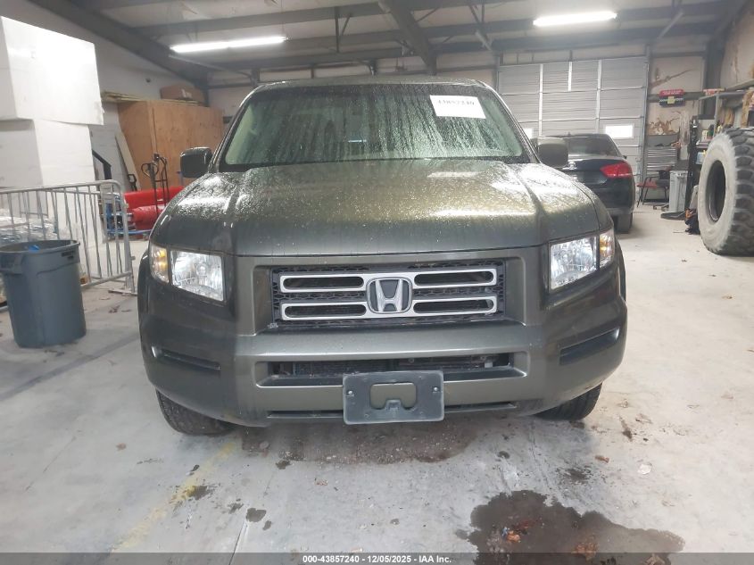 2006 Honda Ridgeline Rtl VIN: 2HJYK16516H513800 Lot: 43857240
