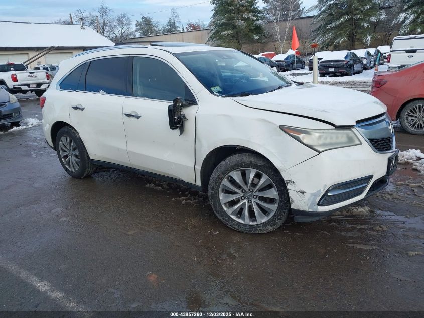 ACURA MDX TECHNOLOGY ACURAWATCH PLUS PACKAGES/TECHNOLOGY PACKAGE