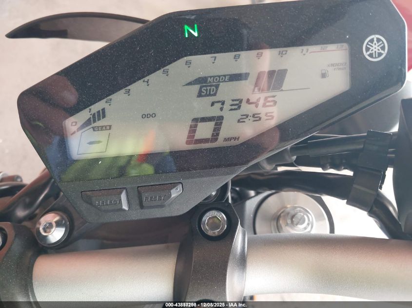 2016 Yamaha Fz09 VIN: JYARN33E1GA009095 Lot: 43857298