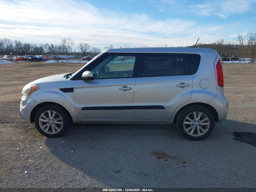 2012 Kia Soul + VIN: KNDJT2A68C7394885 Lot: 43857306