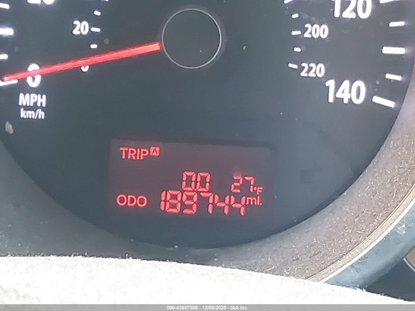 2012 Kia Soul + VIN: KNDJT2A68C7394885 Lot: 43857306