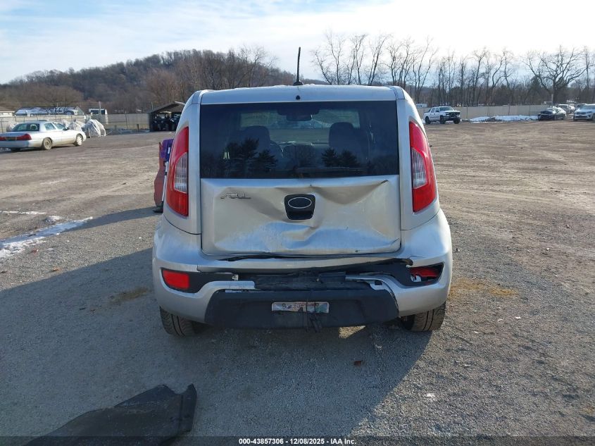 2012 Kia Soul + VIN: KNDJT2A68C7394885 Lot: 43857306