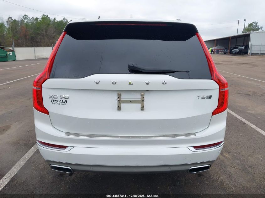 2016 Volvo Xc90 T6 Inscription VIN: YV4A22PL0G1077138 Lot: 43857314