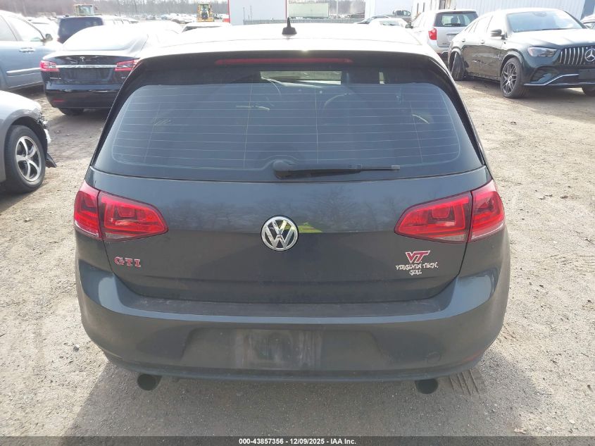 2017 Volkswagen Golf Gti Autobahn 4-Door/S 4-Door/Se 4-Door/Sport 4-Door VIN: 3VW547AU9HM025988 Lot: 43857356