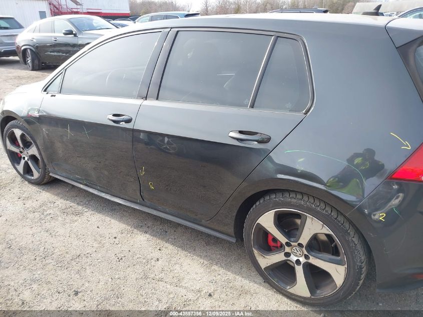 2017 Volkswagen Golf Gti Autobahn 4-Door/S 4-Door/Se 4-Door/Sport 4-Door VIN: 3VW547AU9HM025988 Lot: 43857356